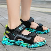 Aayomet Children Shoes Comfortable Soft Sole Lightweight Boys Snd Girls Casual Shoes Fashion Sandals Student Shower Slides Women,Sky Blue 12.5